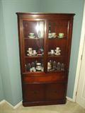 Duncan Phyfe Corner China Hutch