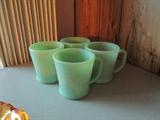 Jadite Fire King Mugs