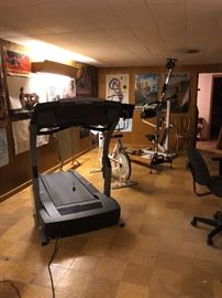 Exercise Equipment - Treadmill, Schwinn Exercise Bike, NordicTrack, & Step Machine