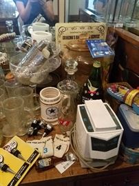 we have a bar stuffed full of vintage goodies