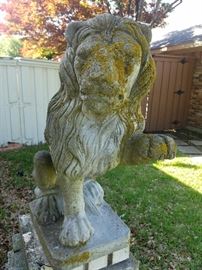 lion statues