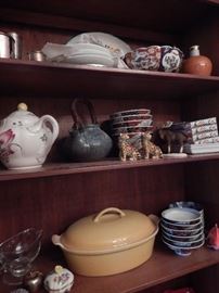 Cookware, tea pots, and more.