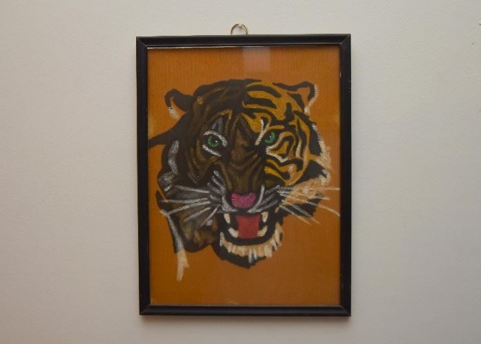 Framed Tiger Artwork