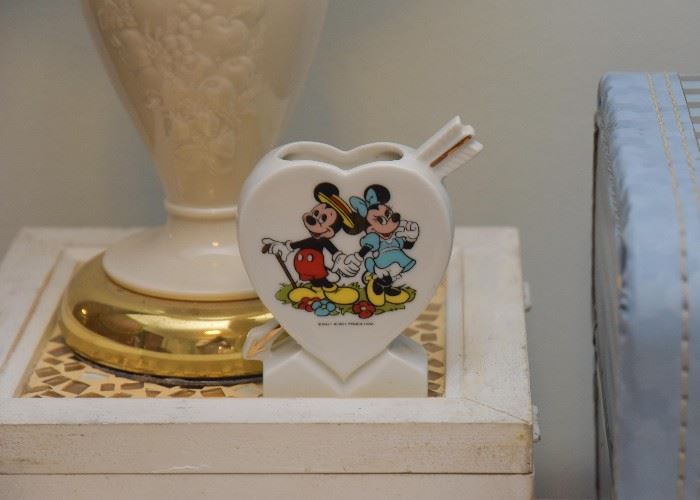 Mickey & Minnie Mouse Vase