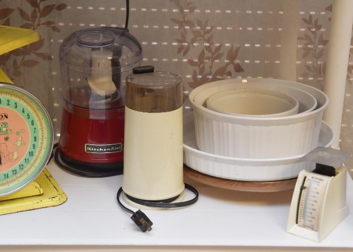 KitchenAid Mini Food Processor/Chopper, Coffee Grinder, Baking Dishes