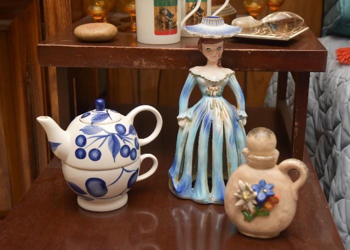 Ceramic Teapot, Figurine, Bottle