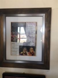 Memorabilia Poetry and Photo of Gwendolyn Brooks. COA provided.