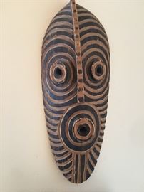 African mask. COA provided.
