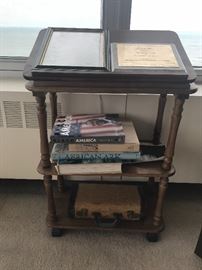 Antique dictionary table