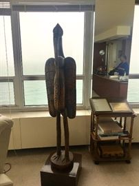 African Senufo Hornbill Bird