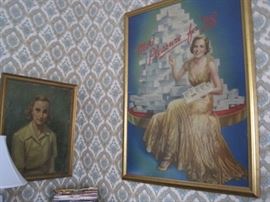 Sonya Hennie in tobacco leaf dress