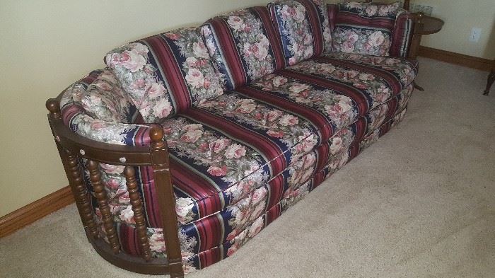 Interesting Shaped Vintage Sofa