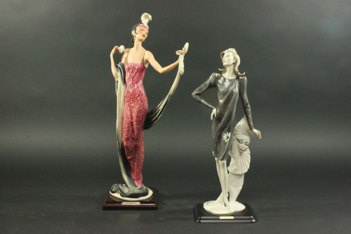 Lot 47: 2 G. Armani Figurines