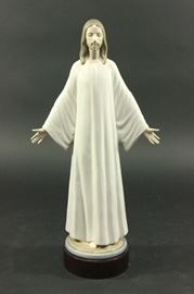 Lot 52: Lladro Porcelain Figure of Jesus