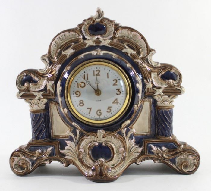 Lot 62: Pottery Clock Case