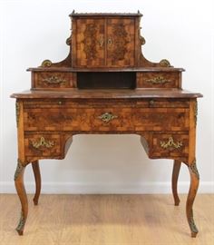 Lot 112: French Style Bronze Mounted Ladies Desk