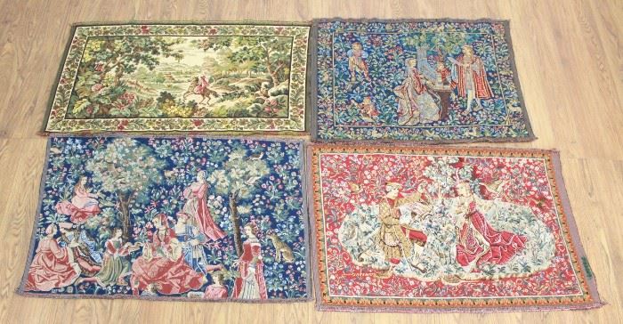 Lot 189: 4 French Tapestries After the Antique
