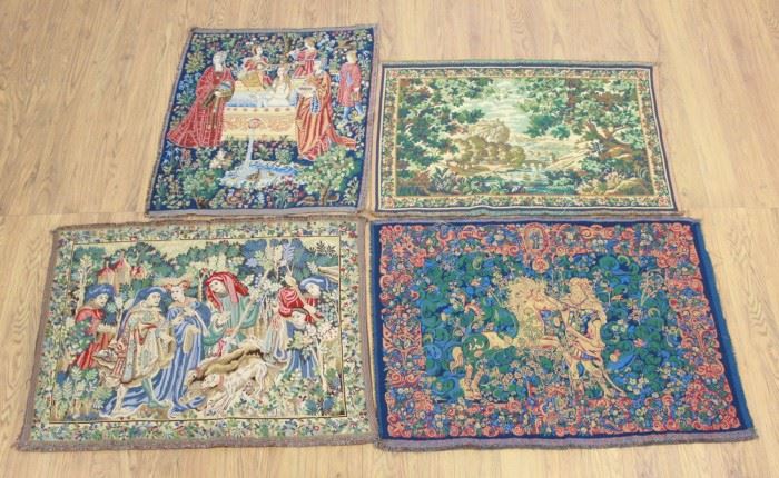 Lot 190: 4 French Tapestries After the Antique