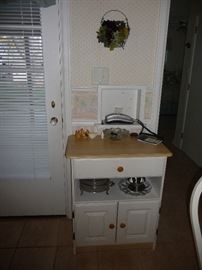 microwave stand / kitchen 