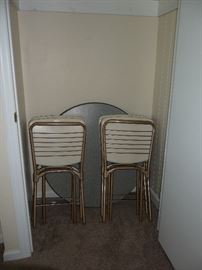 card table and chair set