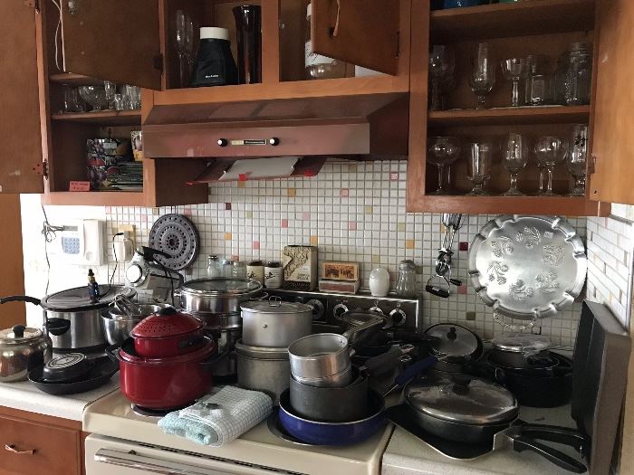 Pots, Pans, kitchen Items