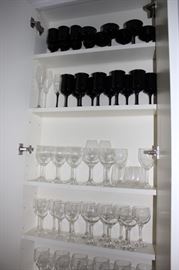 Stemware  - Clear and Black