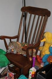Rocking Chair and Toys
