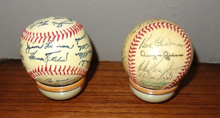 1943 Brooklyn Dodgers autographed baseball