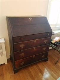 Antique Slant Lid desk with nice interior.