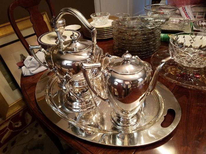 Sterling Silver 6 piece tea set. 
