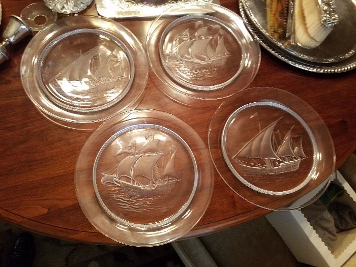 Lalique Ship Plates
