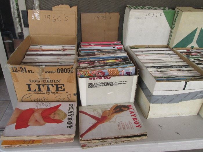 Extensive PLAYBOY Collection, approximately1960's-2000