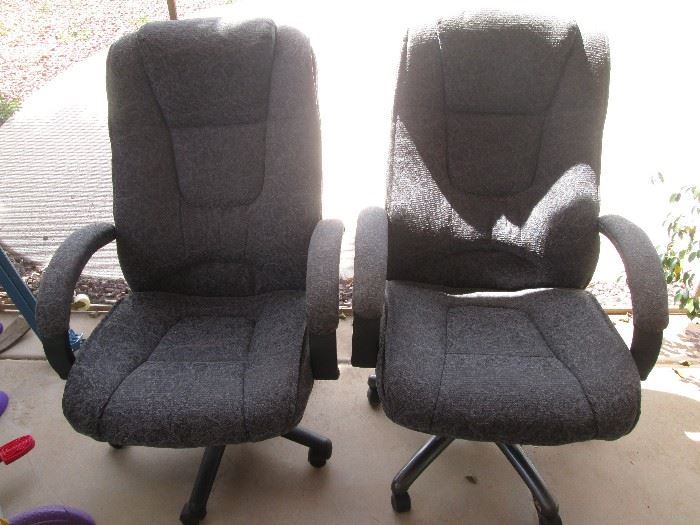 2-Secretarial Chairs, gray color