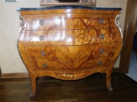 Marble Top Chest of drawers 36 x 45x 19.5