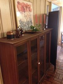 Glass front display cabinet