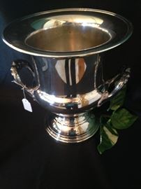 Silver plate champagne bucket