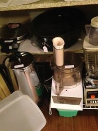 Many small appliances