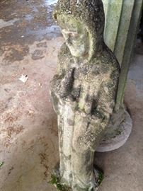 Statue of St Francis of Assisi: "Lord, make me a instrument of Thy Peace. Where there is hatred, let me sow love. Where there is injury, pardon..."