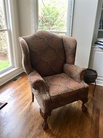 Oversized wingback chair...Nice!