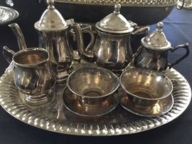 Minature Silver Tea Set