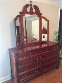 Hooker Double Dresser with mirror