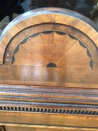 Detail of cabinet marquetry