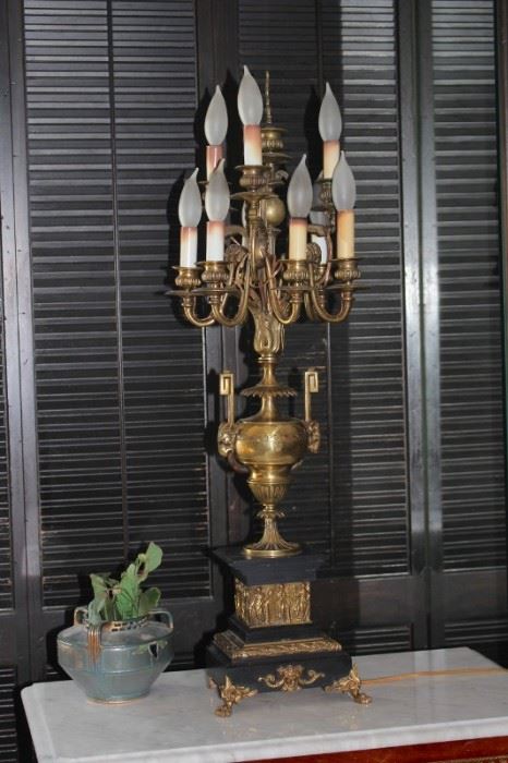 Pair of Vintage Candelabra Lamps