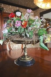 Floral Arrangement in Pedestal  Bowl