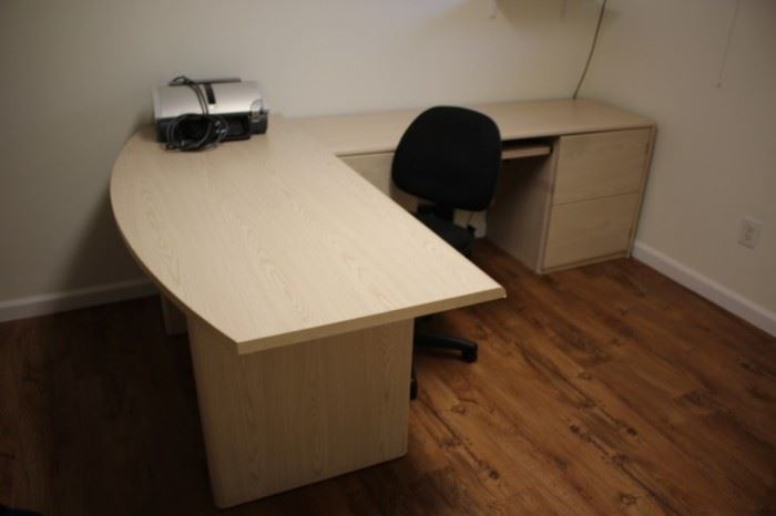 Large Desk and Chair