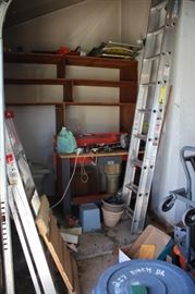 Garage Items with Ladder