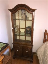 Small curio cabinet