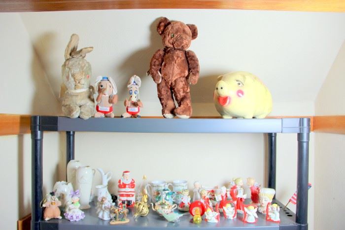 Toys, Piggy Bank, Vintage Christmas