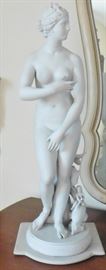 White bisque figurine- Germany...possibly Kister