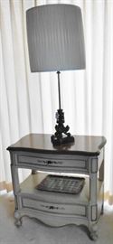 French Provincial style nightstand.